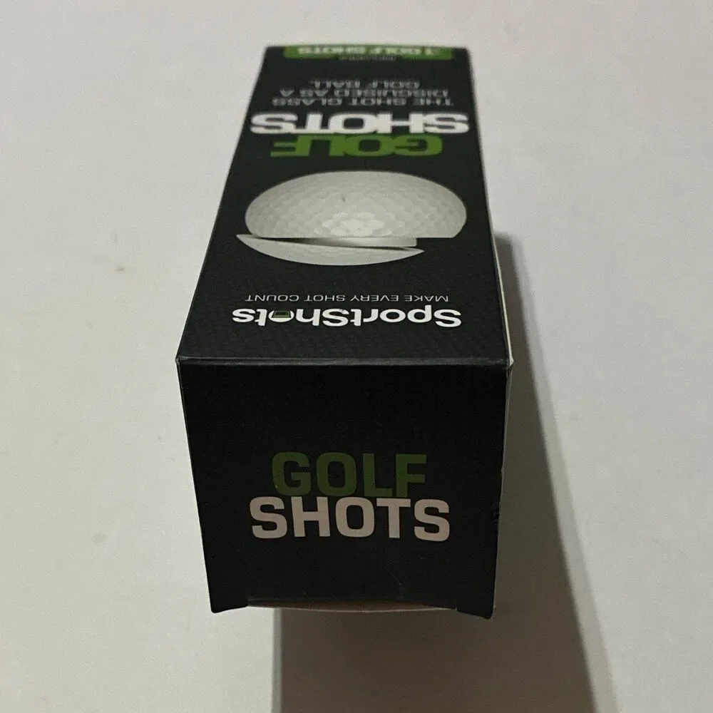 SportShots Golf Shots Set of 3 Golf Ball 1.5 oz Shot Glasses New Open Box